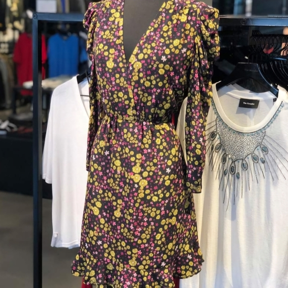 The Kooples Silk Mini Dress US SZ 8 - Picture 1 of 7